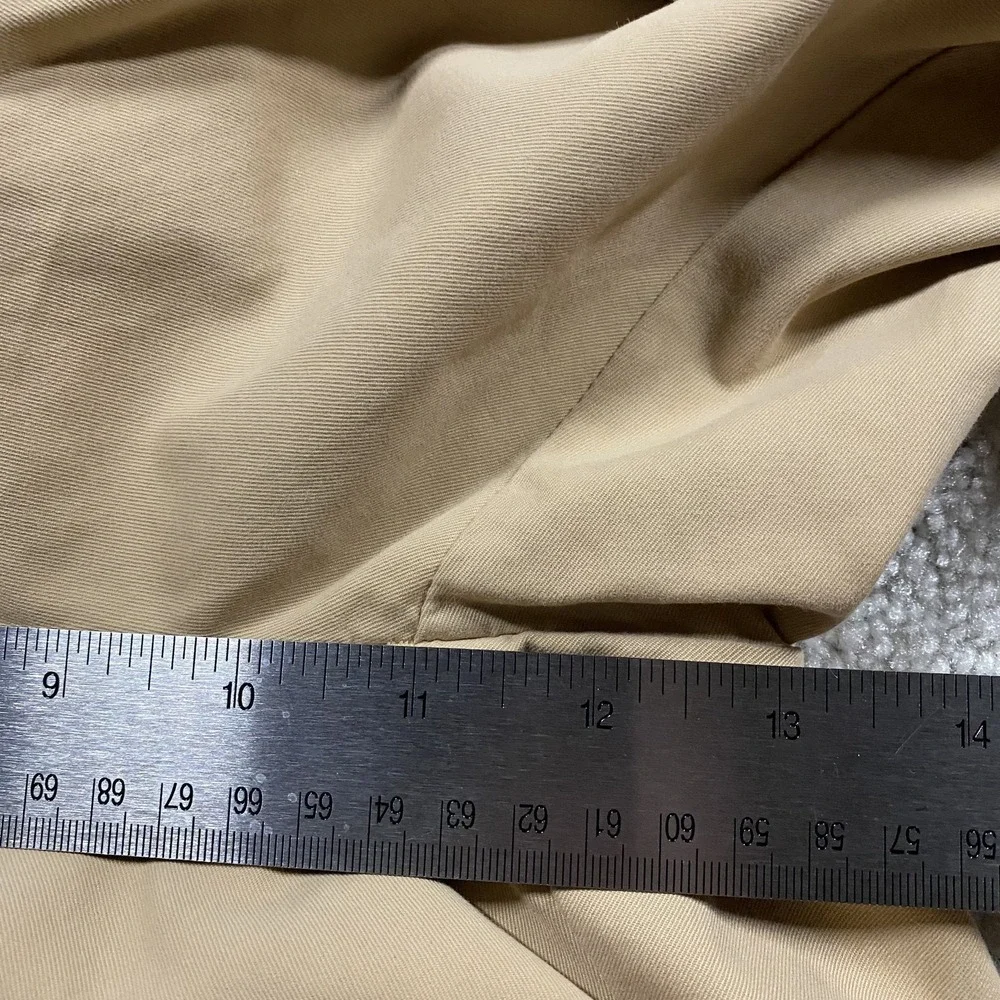 Tommy Bahama Pants Mens 34x30 Khaki Flat Front Pima Cotton Chino Work Office